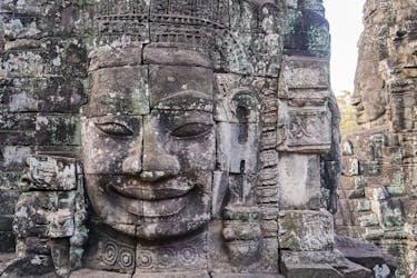 Excursão privada de meio dia ao templo de Angkor Thom